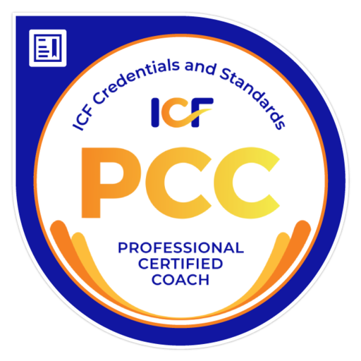 Professional Certified Coach credential badge